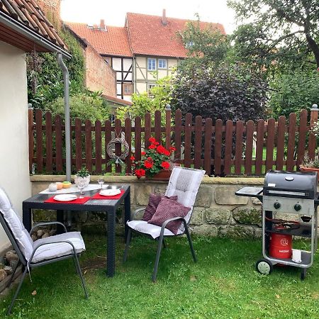 Ferienwohnung Am Mathildenbrunnen klein Quedlinburg Exterior foto