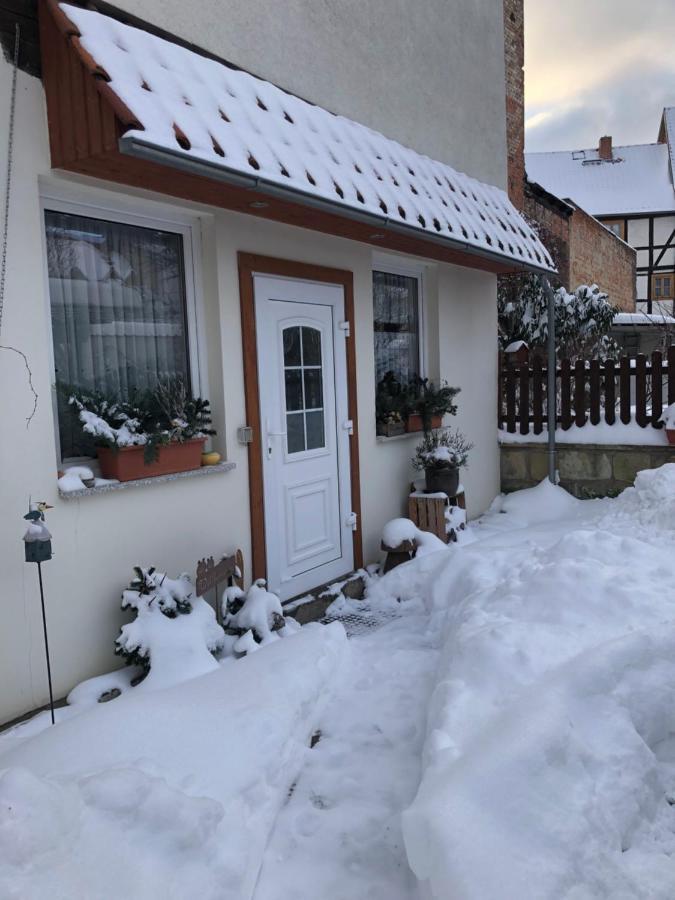 Ferienwohnung Am Mathildenbrunnen klein Quedlinburg Exterior foto